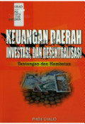 Keuangan Daerah Investasi, Dan Desentralisasi