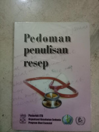 Pedoman Penulisan Resep