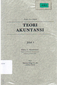 Teori Akuntansi Jilid  1