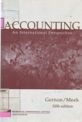 Accounting: an international perspective